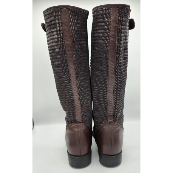 David Tate Women's Brown Boots sz 8M WIDE Calf - Avery 18 - Preowned - Picture 4 of 11